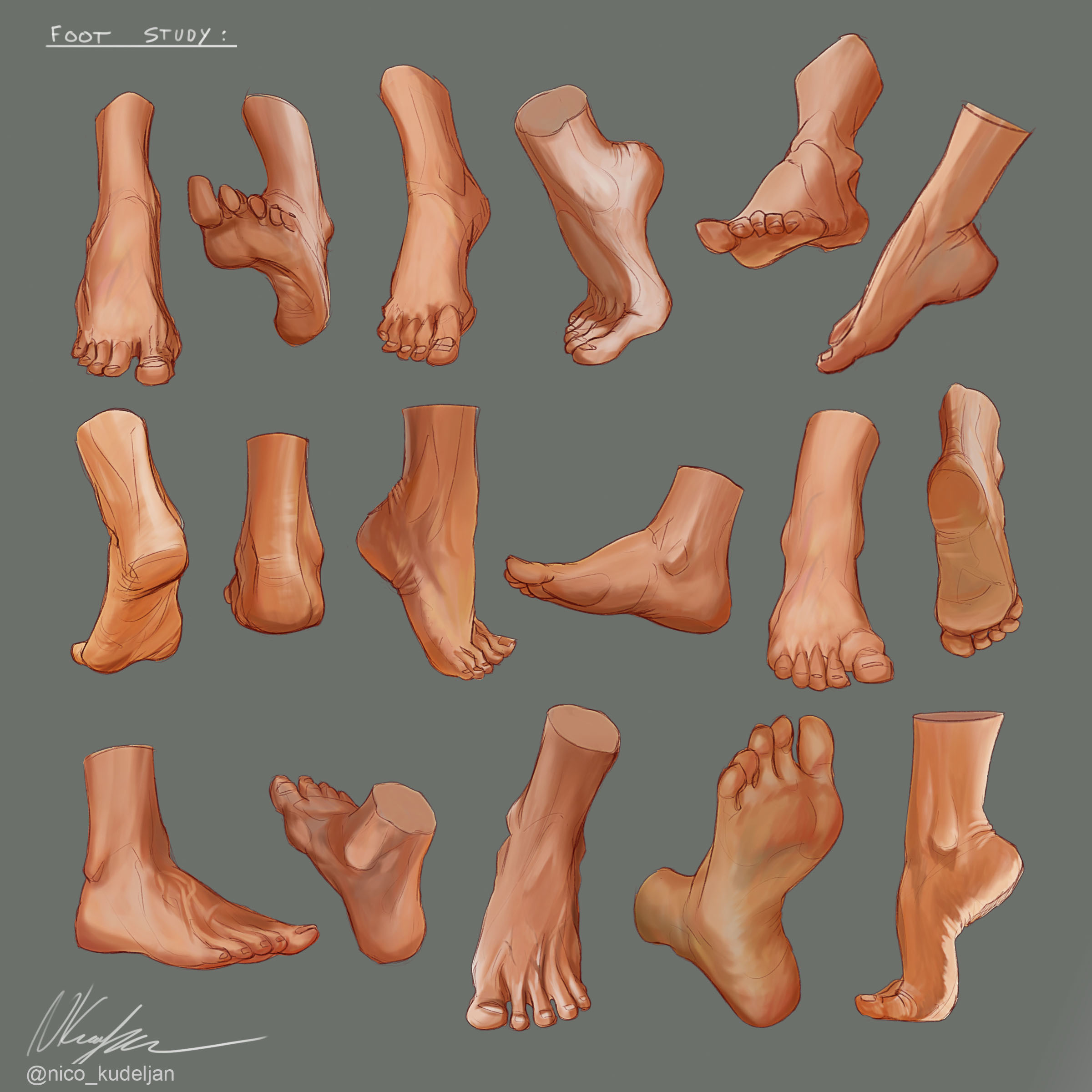 Foot Art Reference Foot Art Reference
