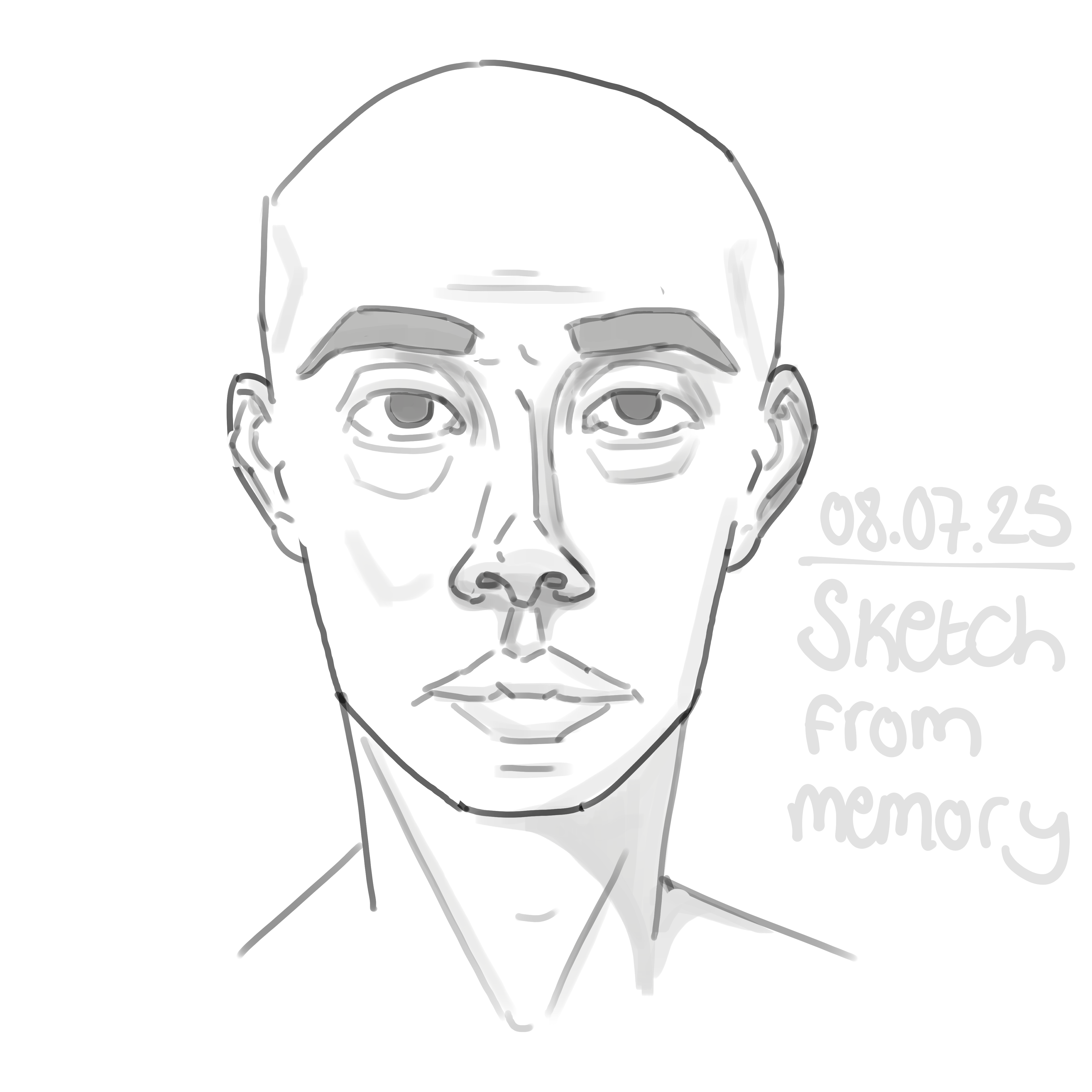 Drawing Without Facial Features